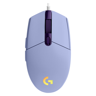  logitech/罗技 RGB灯光 游戏鼠标 防滑贴礼盒  G102紫色防滑贴礼盒