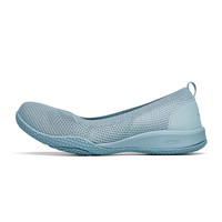 Sprandi斯潘迪女士透气健步鞋云朵小瓢鞋轻便一脚蹬软底浅口单鞋 蟹壳青-4 36.5