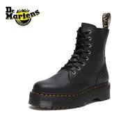 保暖服饰：Dr.Martens Jadon英伦男女早秋软皮黑增高小厚底女马丁靴 32063001
