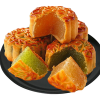 麦巢迷你多口味水果味月饼广式糕点点心零食散装中秋单独包装茶饼凤梨 水果月饼多口味2斤
