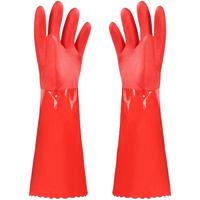 洗碗手套加绒加厚保暖加长男女家务厨房耐用胶皮洗衣清洁橡胶乳胶