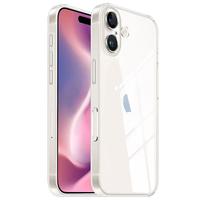 Freeson 适用苹果iPhone17手机壳保护套 简约轻薄全包防摔清透TPU软壳（附指环支架）透明 透明壳