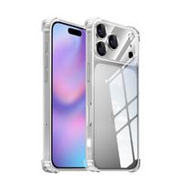 Freeson 四角气囊防撞 iPhone17 Pro手机壳 一字支架  透明 TPU
