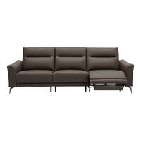  顾家家居 KUKA  智惠系列 90.DK.6055E 零靠墙高脚沙发 三人位左电动 深空灰