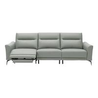  顾家家居 KUKA  智惠系列 90.DK.6055E 零靠墙高脚沙发 三人位右电动 晨雾绿