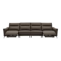  顾家家居 KUKA  智惠系列 90.DK.6055E 零靠墙高脚沙发 四人位2电动 深空灰