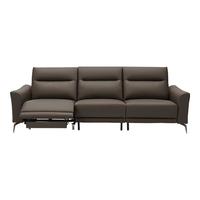  顾家家居 KUKA  智惠系列 90.DK.6055E 零靠墙高脚沙发 三人位右电动 深空灰