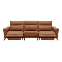  顾家家居 KUKA  智惠系列 90.DK.6055E 零靠墙高脚沙发 三人位2电动 落日橙