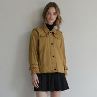 ZARA 女式时髦洋气休闲防风夹克可拆卸帽外套
