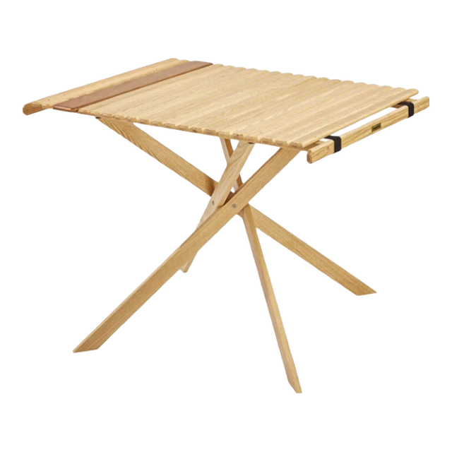 挪客户外 户外折叠桌 原木色（高款）