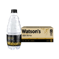 今日必买：watsons 屈臣氏 原味无糖苏打水0糖0卡0脂含汽苏打饮料380mL*18瓶装整箱春季出游