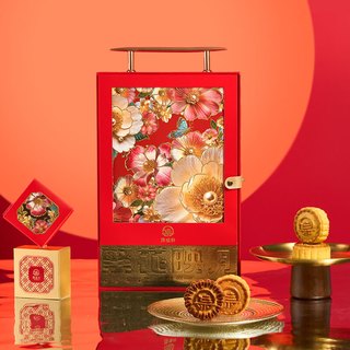 集味轩坚果五仁月饼礼盒中秋伴手礼品企业福利繁花映月礼盒