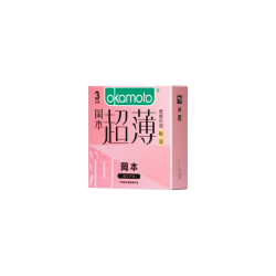 冈本 避孕套 超薄粉润3片