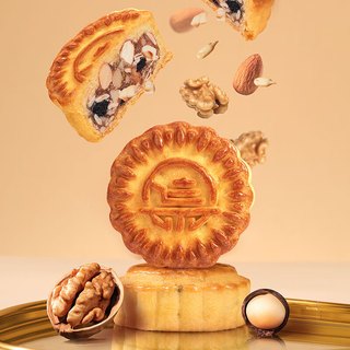 集味轩坚果五仁月饼礼盒中秋伴手礼品企业福利繁花映月礼盒