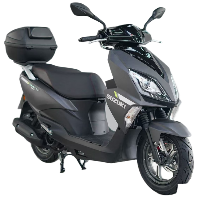 SUZUKI UY125踏板燃油摩托车 超级芯男女省油代步通勤耐造神车 哑光色