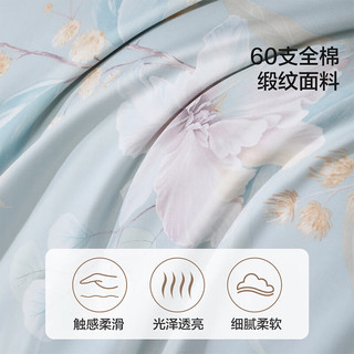 百丽丝水星家纺60支全棉贡缎 纯棉对枕套单件全棉枕头罩一对48x74cm