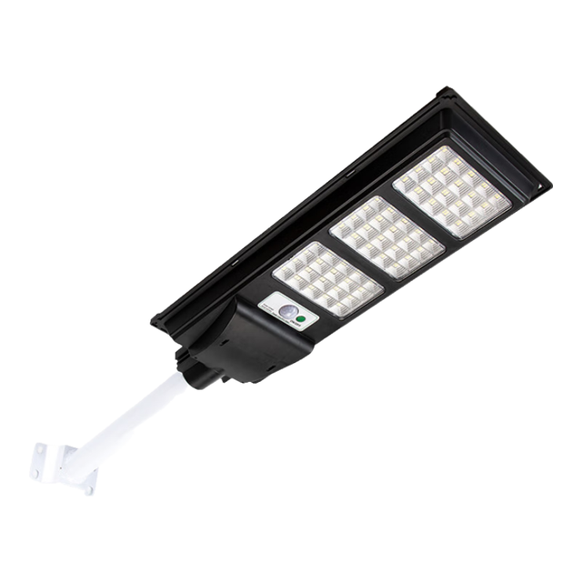 正泰 太阳能庭院路灯一体智能人体感应遥控户外防水防雷庭院室外灯投光 光控+雷