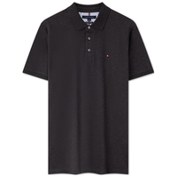 TOMMY HILFIGER 珠地网眼修身 POLO衫 石墨深灰 L