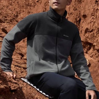 保暖服饰：Columbia 哥伦比亚 男款户外抓绒衣 AE0560