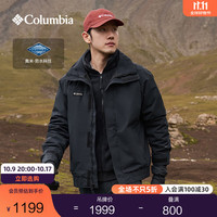 Columbia哥伦比亚户外男女复古三合一内胆抓绒防水冲锋衣WE5875 010 XXL(190/104A)