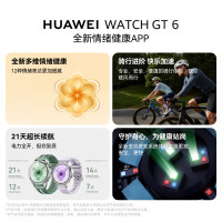华为 HUAWEI WATCH GT 6 智能手表 41mm 魅影黑 氟橡胶表带