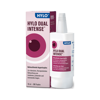 德国海露Hylo Dual Intense 0.2%玻璃酸钠滴眼液眼药水中重度干眼症眼干眼涩眼痒炎症过敏滴眼液10ml