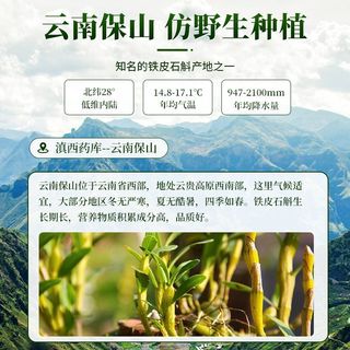 福东海云南铁皮石斛干条鲜条中草药材枫斗泡茶泡水煲汤料