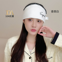 婧麒 月子帽秋冬防风保暖产妇帽坐月子孕妇纯棉护头帽