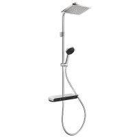 汉斯格雅 hansgrohe 淋控240mm大顶喷沛适飞手持淋浴花洒置物台带下出水 26972007 包安装 赠拆旧