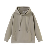 凡客诚品(VANCL)店连帽卫衣男秋季休闲运动长袖上衣外套 浅卡其 2XL