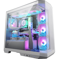 微星白刃PLUS 机箱支持E-ATX主板3个360冷排位/ATX背插/270°无立柱海景房/16cm风扇位/前置Type-C 【E-ATX】100L PZ 白刃PLUS