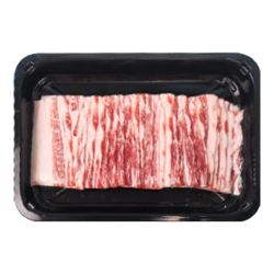 七环牧场 土猪原切五花肉片 松板肉 梅花肉 火锅美食烧烤烤肉涮肉 猪肉生鲜 五花肉片900g（3盒）