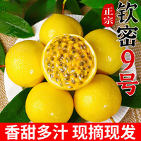 内廷上用【胖 東 來品质】胖 东来品质广西钦蜜9号黄金百香果5斤当季大果 5斤 【特大果】单果70-80g丨果肉饱满