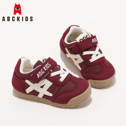 ABCKIDS ABC KIDS童鞋时尚儿童宝宝鞋子2025秋季透气男女童跑步鞋小童软底鞋子 红l