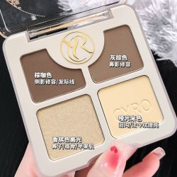 CYRO 大牌平替CYRO高光立体修容盘细腻四色一体盘修饰侧影鼻影提亮哑光