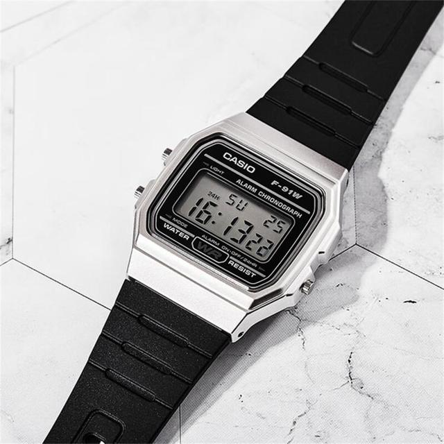 CASIO 卡西欧 男士电子表 F-91WM-7ADF 均码