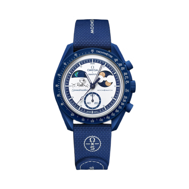 PLUS会员：swatch Moon系列 男士腕表 Mission to Earthphase 42mm