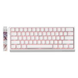 美加狮 8K回报率 电竞磁轴键盘  磁珀轴Pro 白色 RGB