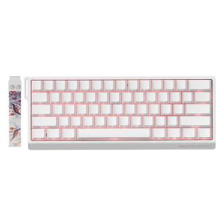 美加狮 8K回报率 电竞磁轴键盘  磁珀轴Pro 白色 RGB