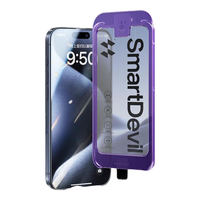 闪魔适用iphone15promax钢化膜苹果15pro手机膜15系列plus高清防爆强抗指纹简易操作秒贴宝两套装 15pro【听筒防尘膜】2套装