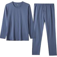 88VIP：健将 秋衣秋裤套装男士纯棉保暖内衣男款贴身防寒打底全棉毛衫冬季