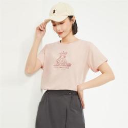 GIORDANO 佐丹奴 2025年夏季纯棉名画印花女式T恤圆领针织休闲短袖T恤女款
