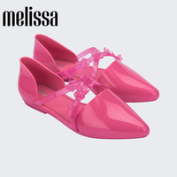 melissa 梅丽莎秋季款女士尖头绑带纯色低跟时尚单鞋33638