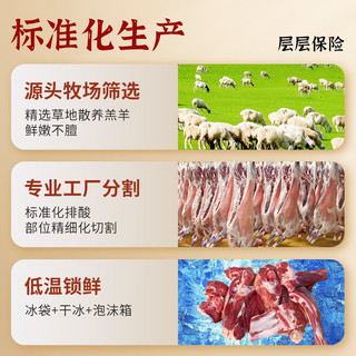 羊德隆内蒙古羊蝎子切块净重4斤 手把羊肉炖煮火锅食材生鲜源头直发 【火锅食材】羊蝎子4斤