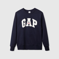 Gap 男女装logo抓绒圆领卫衣 （多色可选）