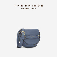 THE BRIDGE 桥牌手工牛皮植鞣工艺经典百搭女士斜挎包马鞍包