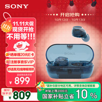 索尼 SONY 耳机WF-C710N真无线降噪耳塞无线蓝牙耳机 双麦克风环境声音模式 30小时综合续航 25年 蓝色