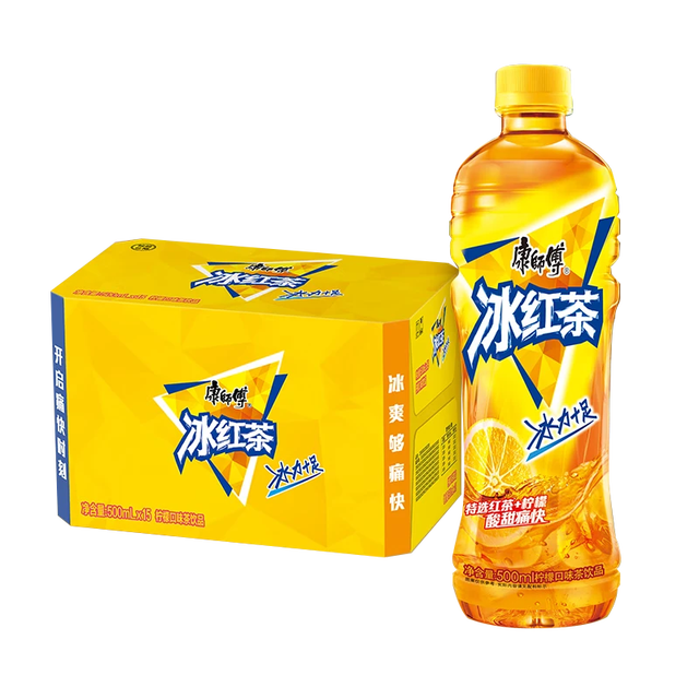 康师傅 冰红茶 柠檬味 500ml*15瓶