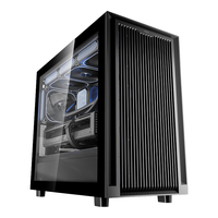 爱国者御风W20机箱台式MATX风冷360水冷电竞游戏电脑台式机主机箱 御风W20 黑