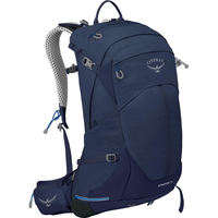 OSPREY Stratos 户外登山背包 男款 尼龙防泼水专业徒步 双肩包 旅行包 Cetacean Blue 24L